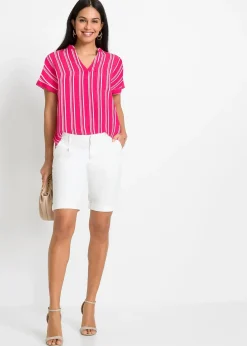 Femme bonprix Shorts|Pantalons|Bermuda extensible