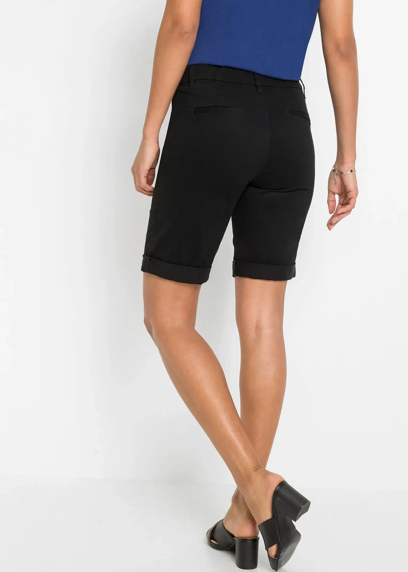 Femme bonprix Shorts|Pantalons|Bermuda extensible