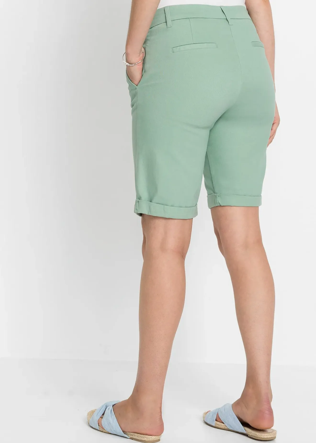bonprix Bermuda extensible|Femme Shorts|Pantalons