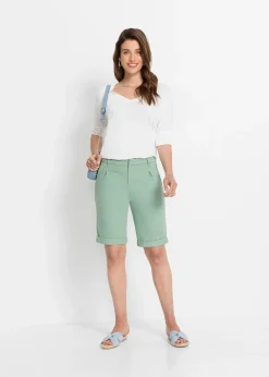 bonprix Bermuda extensible|Femme Shorts|Pantalons