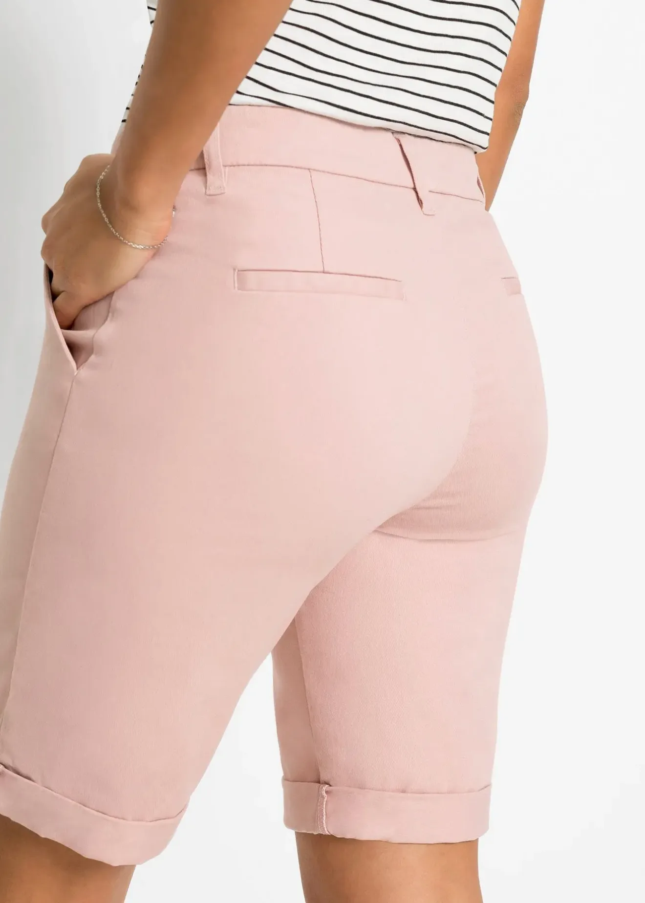 bonprix Bermuda extensible|Femme Shorts|Pantalons