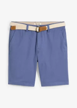 bonprix Bermuda extensible avec ceinture, Regular|Homme Shorts|Pantalons