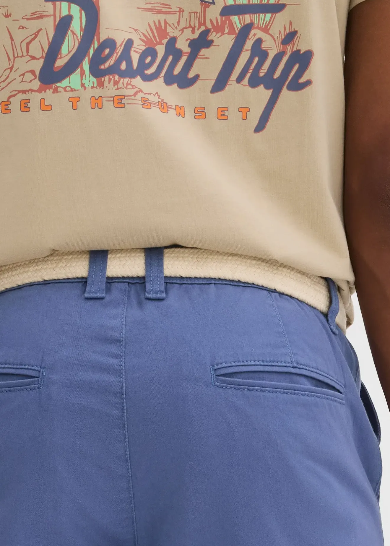 bonprix Bermuda extensible avec ceinture, Regular|Homme Shorts|Pantalons