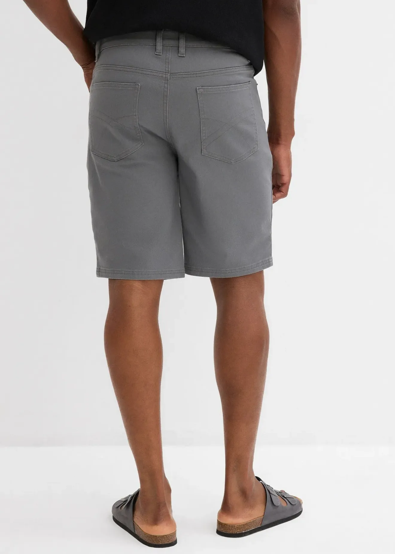 Homme bonprix Shorts|Pantalons|Bermuda extensible, coupe classique