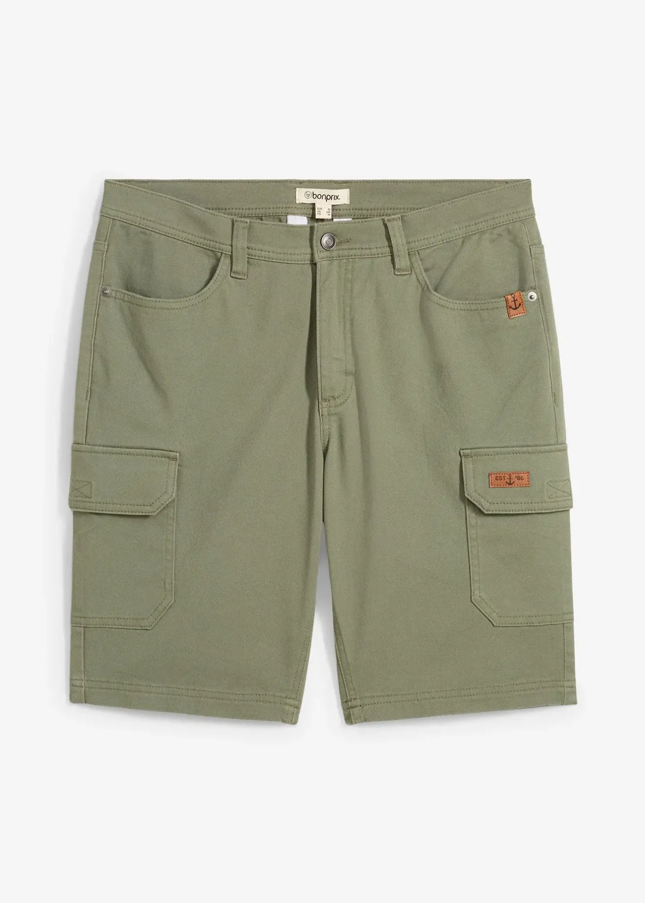 bonprix Bermuda extensible, slim|Homme Shorts|Pantalons