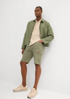 bonprix Bermuda extensible, slim|Homme Shorts|Pantalons