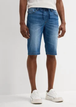 Homme bonprix Shorts|Sweats|Bermuda léger en jean et molleton, Regular