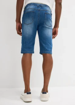 Homme bonprix Shorts|Sweats|Bermuda léger en jean et molleton, Regular