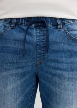 Homme bonprix Shorts|Sweats|Bermuda léger en jean et molleton, Regular