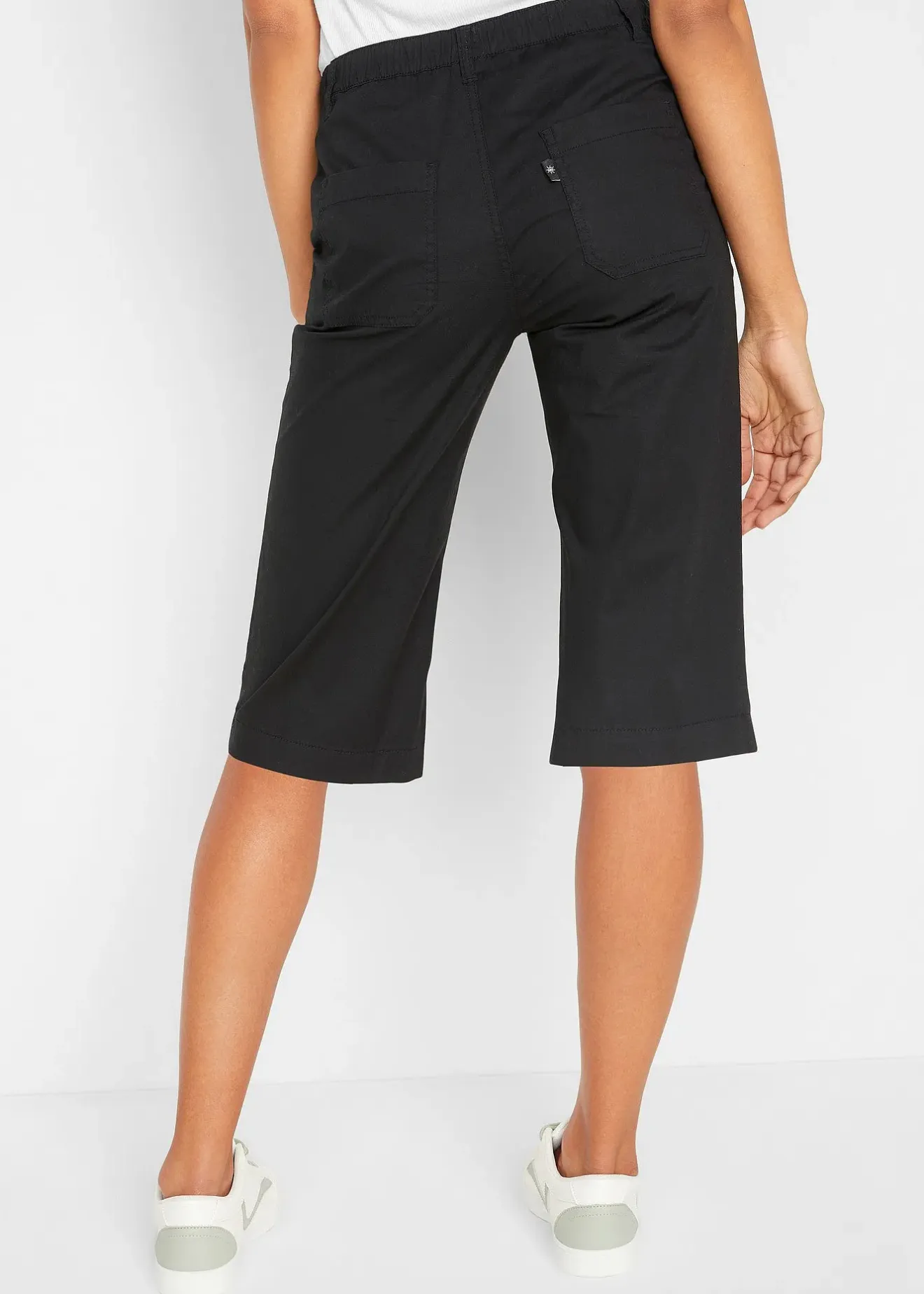 bonprix Bermuda long à taille élastiquée|Femme Shorts|Pantalons