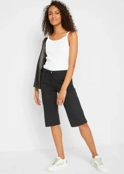 bonprix Bermuda long à taille élastiquée|Femme Shorts|Pantalons