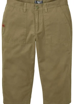 Homme bonprix Shorts|Pantalons|Bermuda long avec poches plaquées, Regular Fit