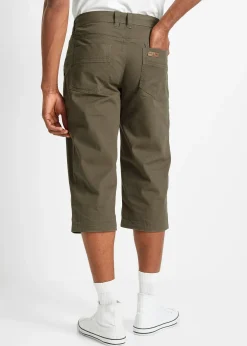 Homme bonprix Shorts|Pantalons|Bermuda long avec poches plaquées, Regular Fit