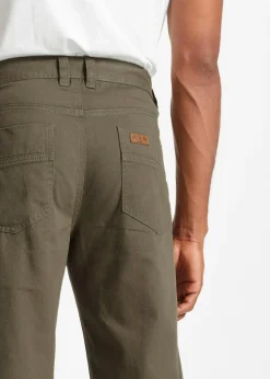 Homme bonprix Shorts|Pantalons|Bermuda long avec poches plaquées, Regular Fit