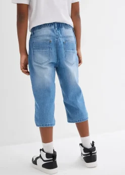 bonprix Bermuda long en jean, taille extensible, slim|Enfant Vêtements Enfant|Garçons 9-16 Ans·Shorts