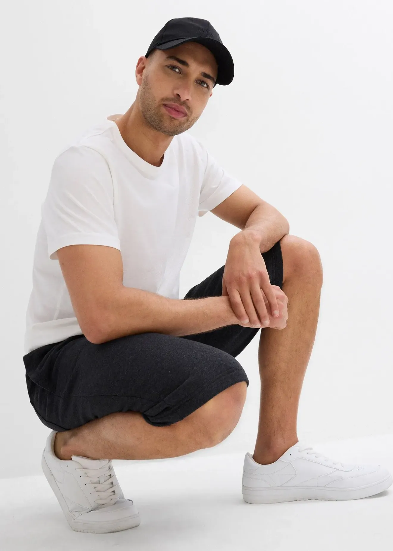 Homme bonprix Shorts|Vêtements De Sport|Bermuda long en molleton