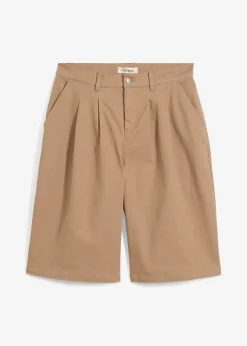 Femme bonprix Deux Pièces & Ensembles|Shorts|Bermuda long en toile de coton extensible