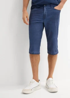 Homme bonprix Shorts|Pantalons|Bermuda long en toile délavée, regular