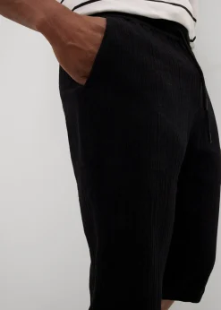 bonprix Bermuda long et ample en gaze de coton|Homme Shorts|Pantalons