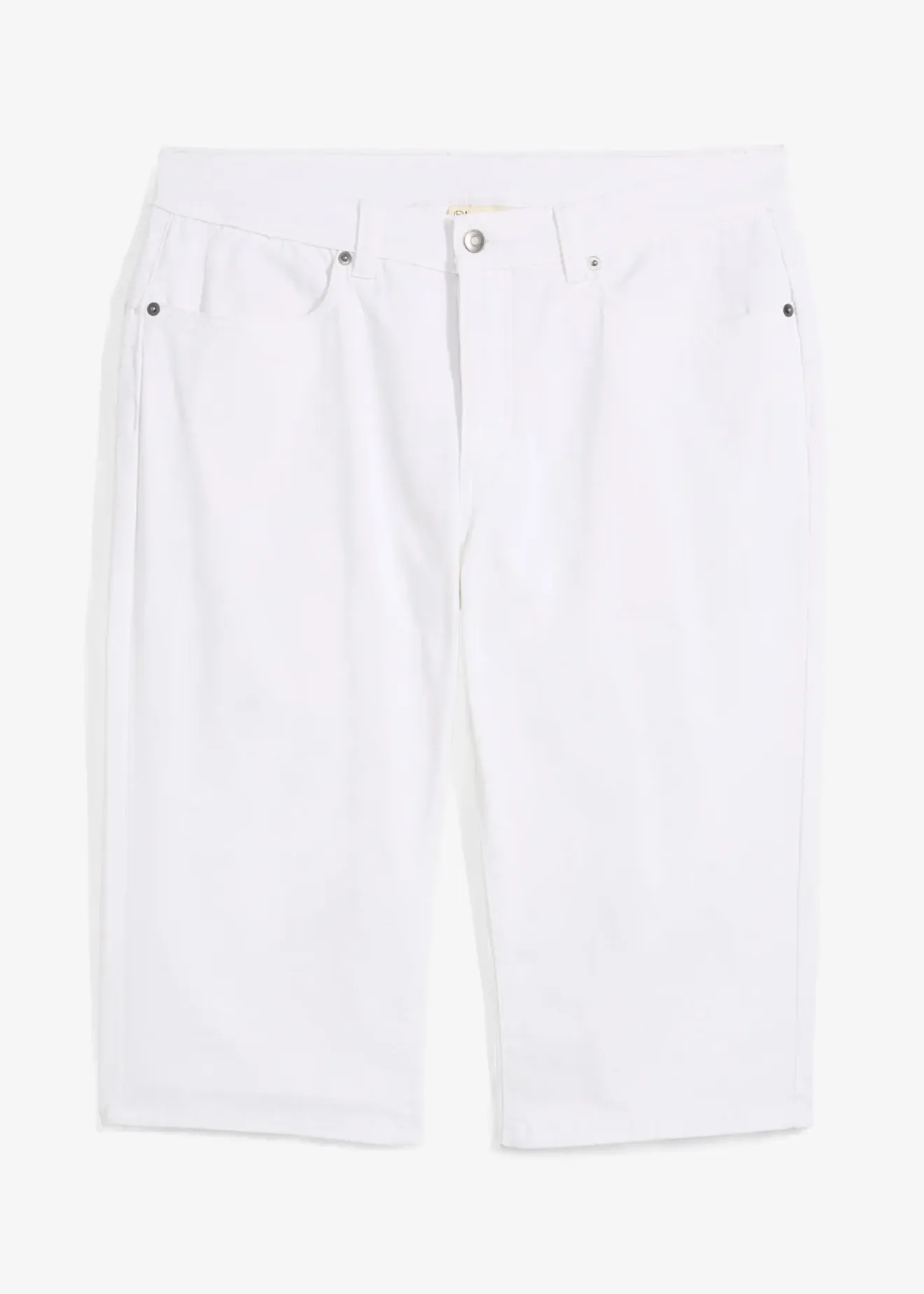 Homme bonprix Shorts|Pantalons|Bermuda long et léger en jean extensible, Regular