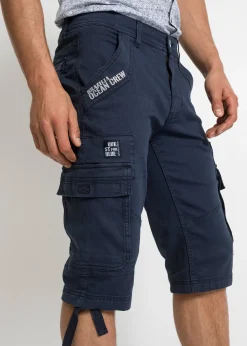 Homme bonprix Shorts|Pantalons|Bermuda long et regular avec poches cargo