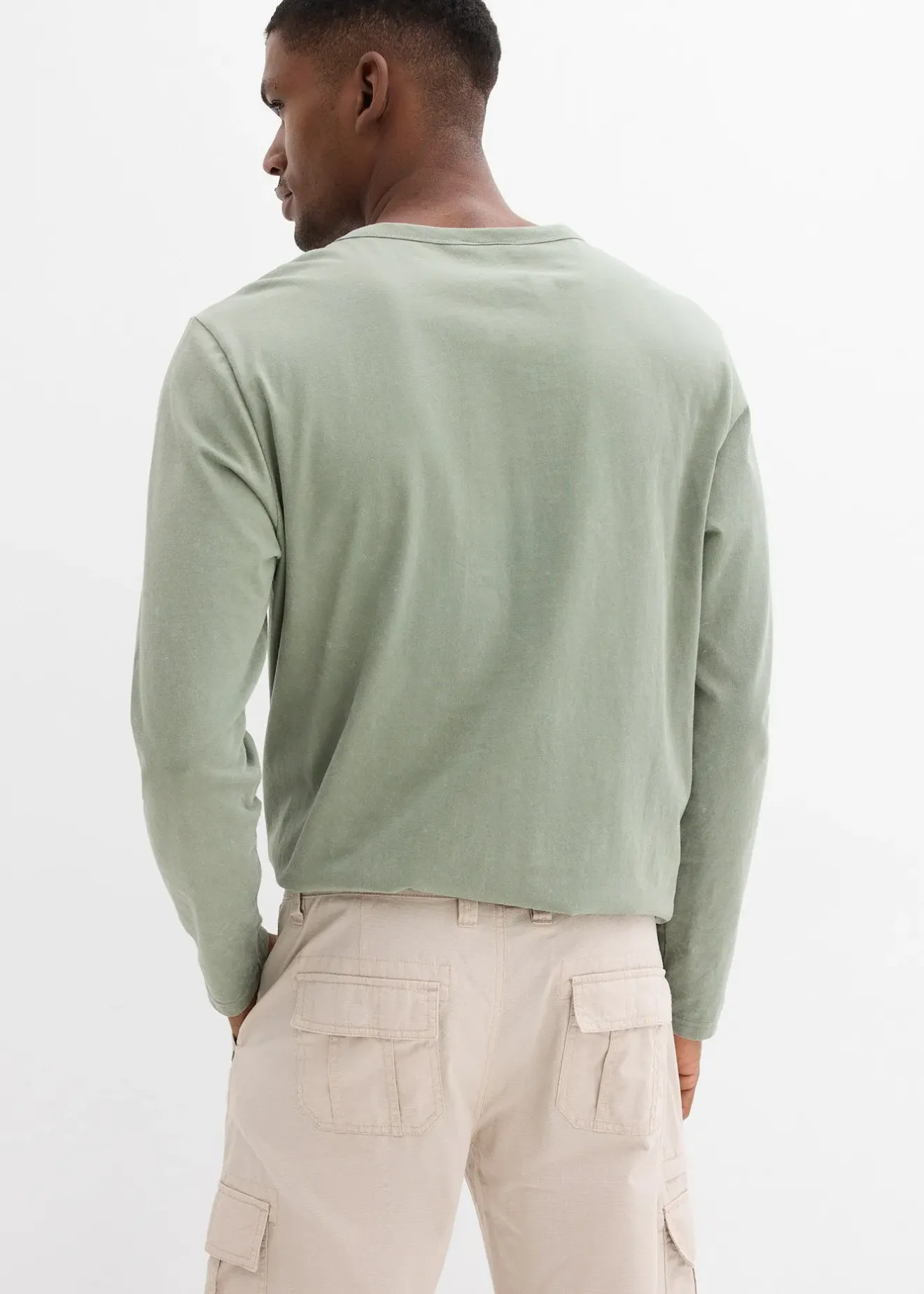 bonprix Bermuda long poches cargo regular 100% coton|Homme Vêtements De Plein Air|Shorts