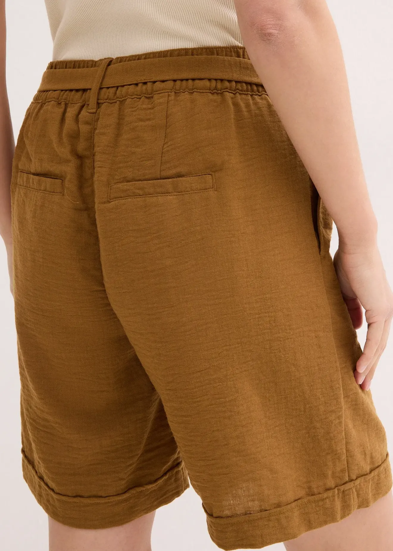 Femme bonprix Shorts|Pantalons|Bermuda paperbag