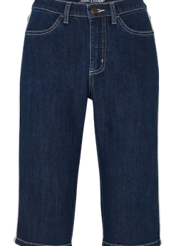 bonprix Bermuda slim en jean, taille haute|Femme Shorts|Jeans