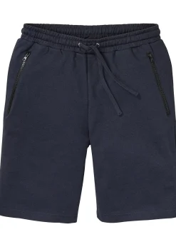 Homme bonprix Shorts|Vêtements De Sport|Bermuda sweat avec poches latérales zippées