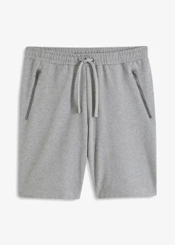 Homme bonprix Shorts|Vêtements De Sport|Bermuda sweat avec poches latérales zippées