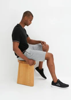 Homme bonprix Shorts|Vêtements De Sport|Bermuda sweat avec poches latérales zippées