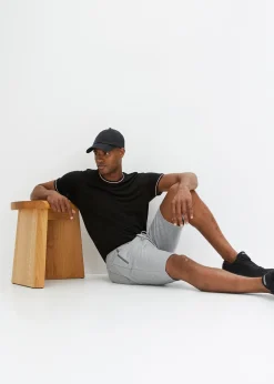 Homme bonprix Shorts|Vêtements De Sport|Bermuda sweat avec poches latérales zippées