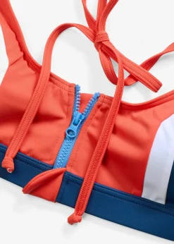 Femme bonprix Bikinis|Bikini avec brassière zippée (ens. 2 pces)