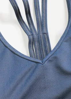 bonprix Bikini brassière (ens. 2 pces) aspect jean|Femme Bikinis