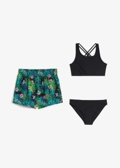 bonprix Bikini et jupe paréo (ens. 3 pces)|Enfant Vêtements Enfant|Filles