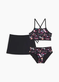 Enfant bonprix Vêtements Enfant|Filles|Bikini fille avec jupette assortie (ens. 3 pces)