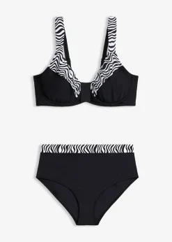 Femme bonprix Grands Bonnets D-F|Bikinis|Bikini minimiseur à bretelles rembourrées (ens. 2 pces)