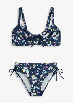 Femme bonprix Grands Bonnets D-F|Bikinis|Bikini minimiseur (ens. 2 pces) avec nouettes