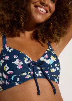 Femme bonprix Grands Bonnets D-F|Bikinis|Bikini minimiseur (ens. 2 pces) avec nouettes