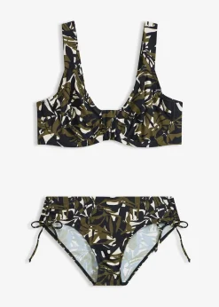 Femme bonprix Grands Bonnets D-F|Bikinis|Bikini minimiseur (ens. 2 pces) à bretelles rembourrées