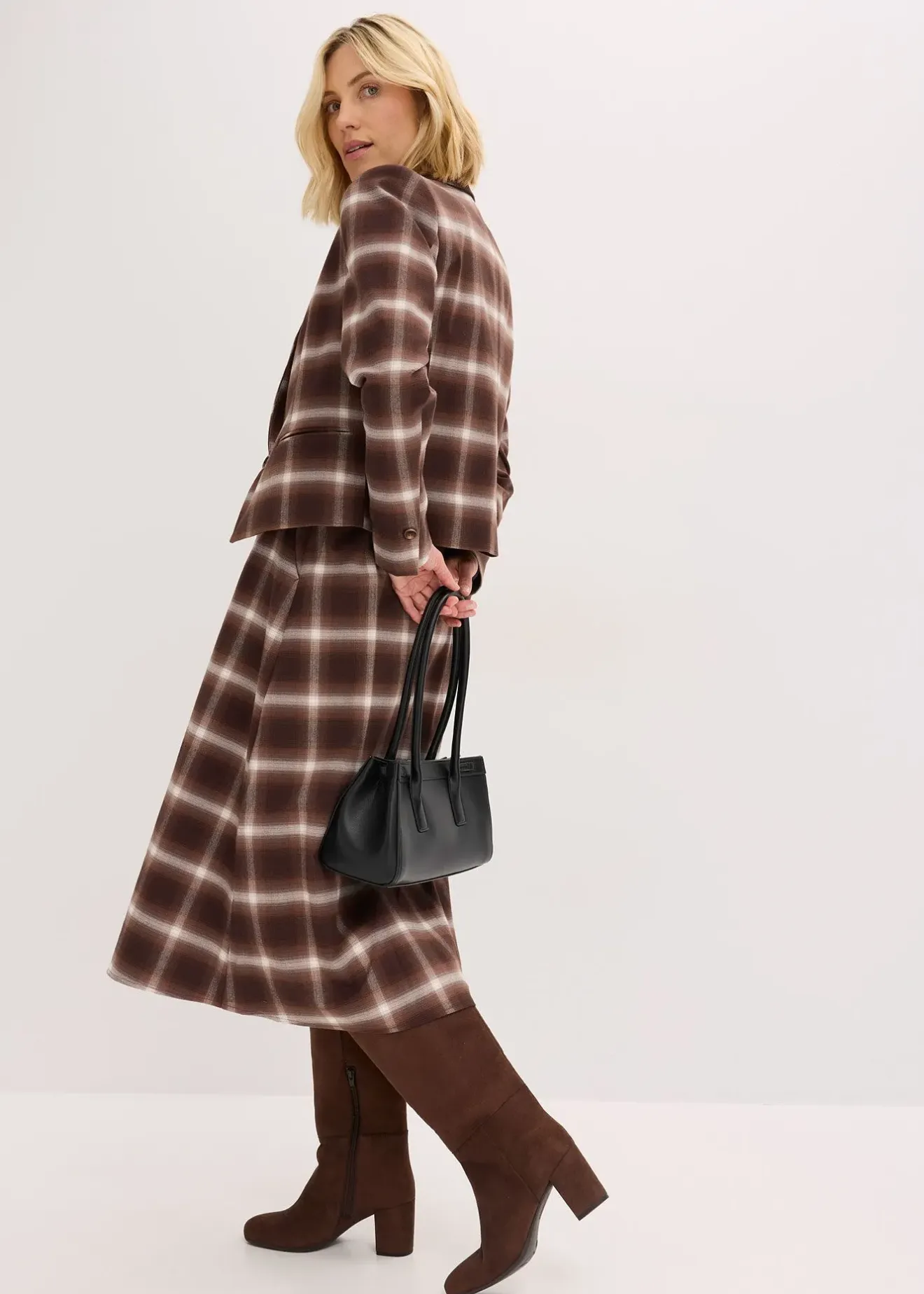 bonprix Blazer à carreaux|Femme Blazers