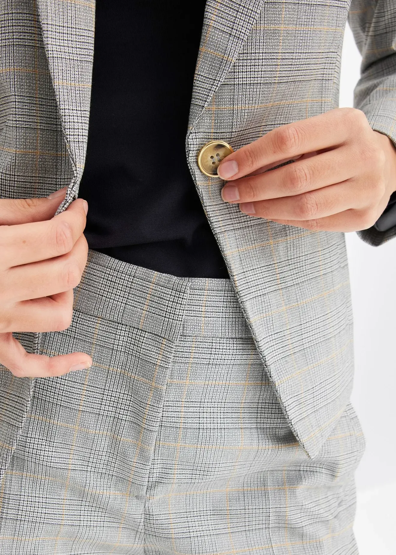 bonprix Blazer à carreaux écossais|Femme Blazers