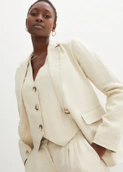 Femme bonprix Premium|Blazers|Blazer 100 % lin
