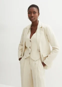Femme bonprix Premium|Blazers|Blazer 100 % lin