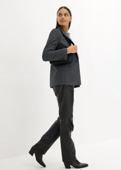 Femme bonprix Premium|Blazers|Blazer à motif chevrons, laine majoritaire