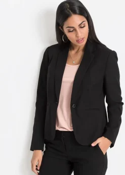 Femme bonprix Tailles Petite|Blazers|Blazer à poches passepoilées, petite stature