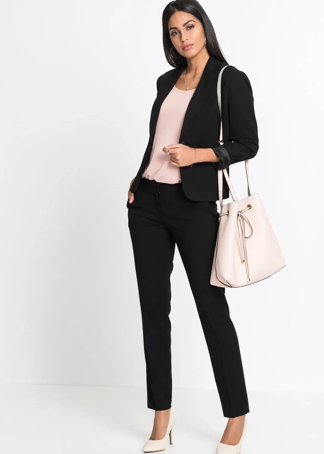 Femme bonprix Tailles Petite|Blazers|Blazer à poches passepoilées, petite stature