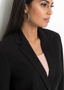 Femme bonprix Tailles Petite|Blazers|Blazer à poches passepoilées, petite stature