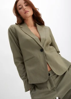 Femme bonprix Blazers|Blazer à poches passepoilées