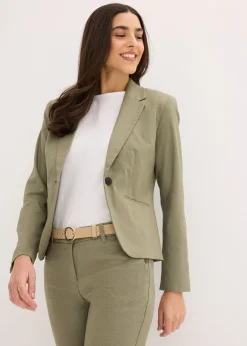 bonprix Blazer à poches passepoilées, petite stature|Femme Tailles Petite|Blazers